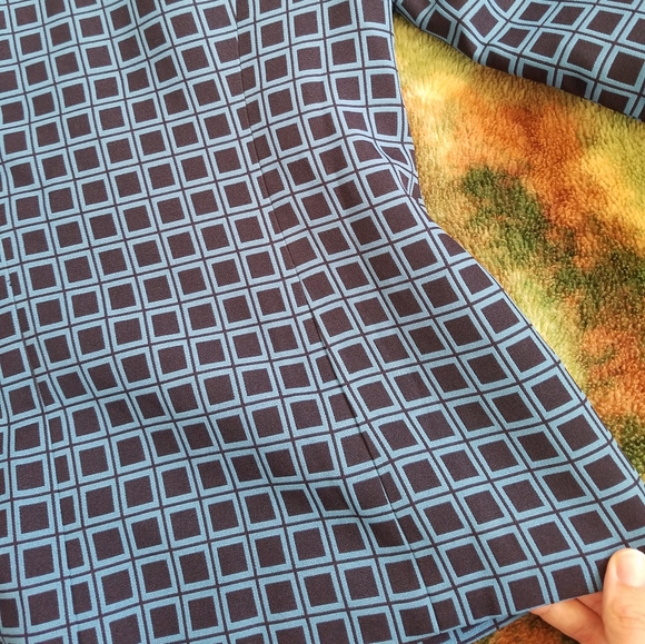 Patterned Suit Jacket Size 16 - Picture 7 of 10